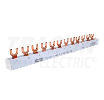 Szyna łącz. 3faz 12mod 10mm2 TFSS-3V-12 TRACON