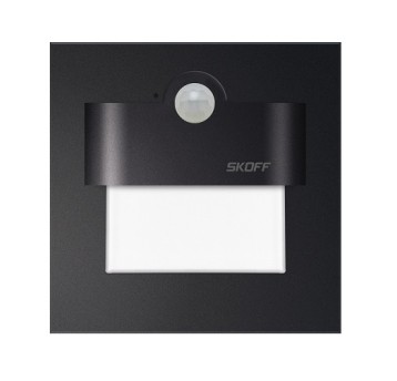 TANGO LED PIR czarny mat NW 10V 1W IP20 SKOFF