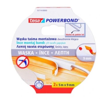 Taśma TESA 2x5m/9mm POWERBOND 55714-00000