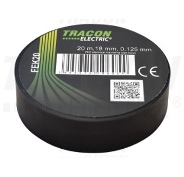 Taśma TRACON 20m/18mm czarna FEK20