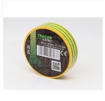 Taśma TRACON 20m/18mm żółto-zielona ZS20