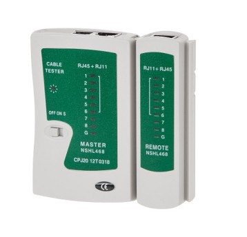 Tester kabli RJ45, RJ11, RJ12 NAR0164 (BS-460)
