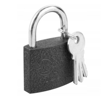 TOP TOOLS Kłódka 40mm, 3 klucze 90U301