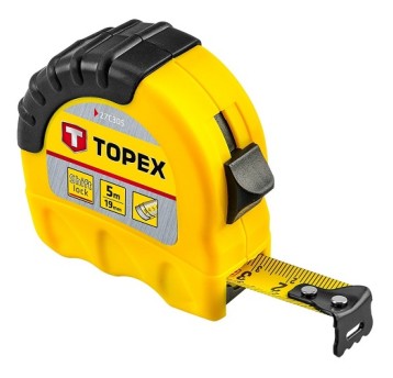 TOPEX Miara zwijana stalowa 5m x 19mm 27C305