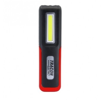TRACON Latarka LED 3/3W ładow.100/180lm STLCOB3W