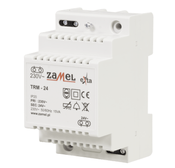 TRM-24 Transformator 230/24V AC 15VA TH35 ZAMEL