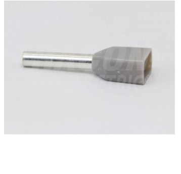 Tulejka izolowana 2x0,75/10 (100szt) TRACON E50IH