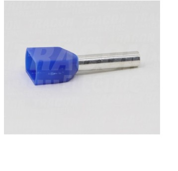 Tulejka izolowana 2x2,5/10 (100szt) TRACON E16IR