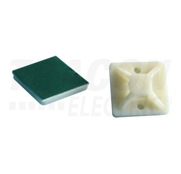 Uchwyt samop. biały 25x25 TALP270 (100szt) TRACON