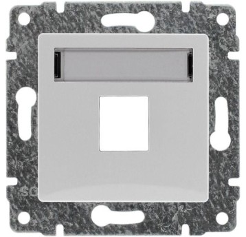 VENA biały Pokrywa do 1xRJ gn.Keystone 5104801 KOS