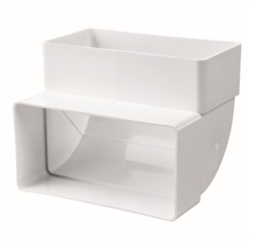 VENTS 060 kolanko pionowe 90 st.syst.110x54mm