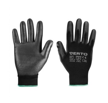 VERTO Rękawice ogrodowe pokryte PU roz.10" 97H138