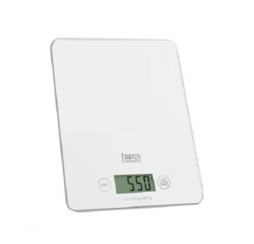 Waga kuchenna szklana biała TEESA TSA0804-W