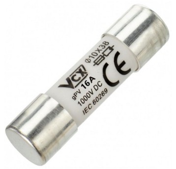 Wkładka 10x38 1000V DC 16A gPV CF-10PV VCX
