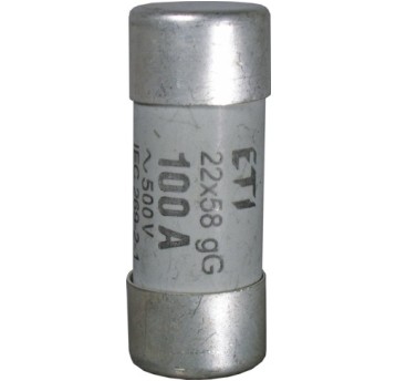 Wkładka cylindr. CH22 22x58 100A gG ETI 095305