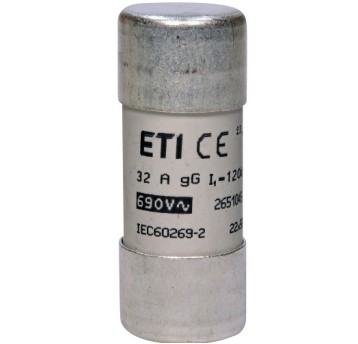 Wkładka cylindr. CH22 22x58 32A gG ETI 095206