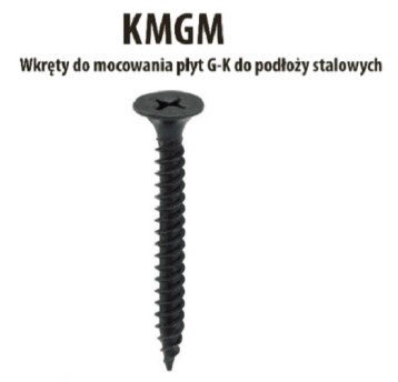 Wkręt GIPS-METAL KMGM 3,5x45 WM 100szt 419037