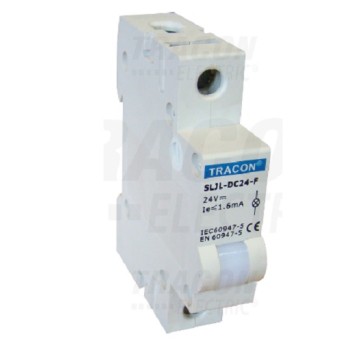 Wskaźnik zasilania 1xLED biała SLJL-AC230-F TRAC