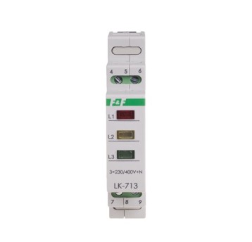 Wskaźnik zasilania 3xLED czerwone LK-713R F&F