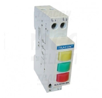 Wskaźnik zasilania 3xLED kolor SLJL-AC230-SZP TRAC