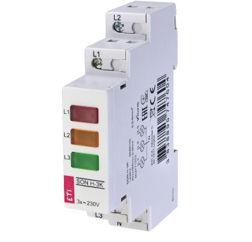 Wskaźnik zasilania 3xLED kolor SON H-3K ETI