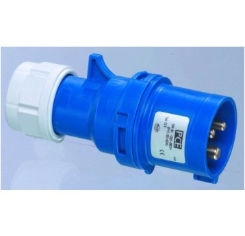 Wtyczka 16A 3P 250V /2p+z/ niebieska PCE 013-6