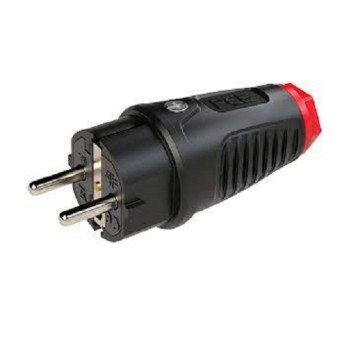 Wtyczka IP54 PCE gumowa Uni-Schuko 0522-sr