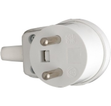 Wtyczka kątowa bu biała WK-1 KARLIK