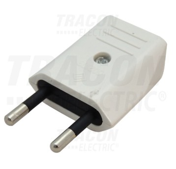 Wtyczka płaska biała TCSDL 10A TRACON