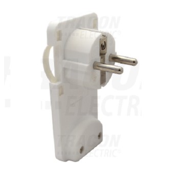 Wtyczka przyścienna płaska biała zu TCSDR TRACON