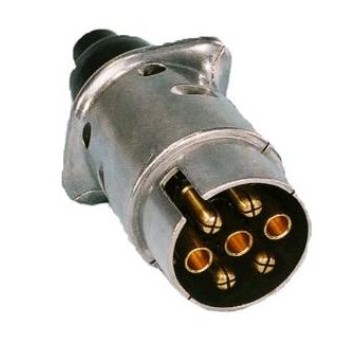 Wtyk przyczepy aluminium 12V 7P WTY0628 / LXS19