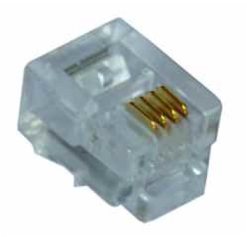 Wtyk RJ11 6P4C telefoniczny mikro TEL0002.1