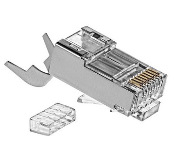 Wtyk RJ45 kat.7 ekranowany z prowadnicą EAGLE NET