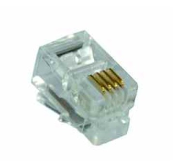 Wtyk telefoniczny słuchawkowy 4P4C