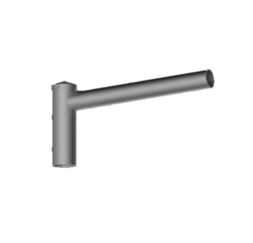 Wysięgnik alum WR-4/1/1,0/5 ZP anodowany inox ROSA