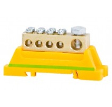 Zacisk ochronny 1x25mm2, 4x10mm2 - żół/ziel F-ELE