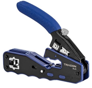Zaciskarka 8P do wt. RJ45 - RJ8 modul i przelot TR