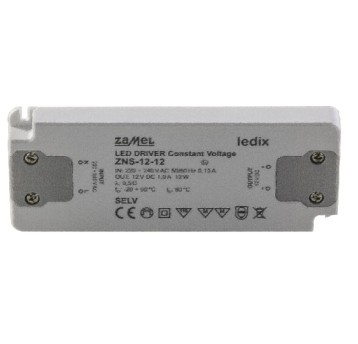 Zasilacz 12V 1,0A 12W slim DC ZNS-12-12 ZAMEL