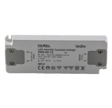 Zasilacz 12V 1,67A 20W slim DC ZNS-20-12 ZAMEL