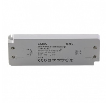 Zasilacz 12V 2,5A 30W slim DC ZNS-30-12 ZAMEL