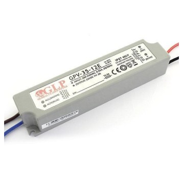 Zasilacz 12V 3A 35W IP67 LED GPV-35-12E GLP