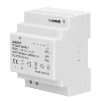 Zasilacz 12V TH35 7,0A 84W DC PSU-1645 ORNO