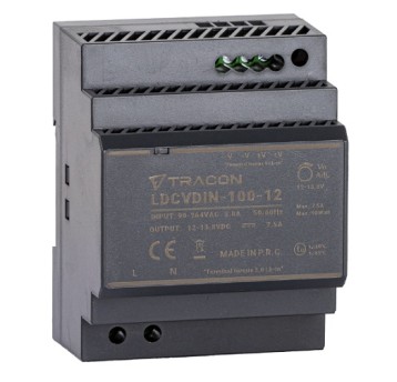 Zasilacz 12V TH35 7,1A 85W DC LDCVDIN-100-12 TRAC