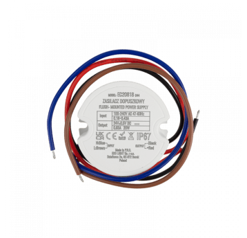 Zasilacz 24V 0,8A 20W dopuszkowy ECOlight EC20818