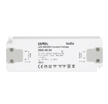 Zasilacz 24V 1,25A 30W slim DC ZNS-30-24 ZAMEL
