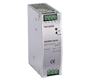 Zasilacz 24V TH35 5A 120W DC LDCVDIN-120-24 TRAC