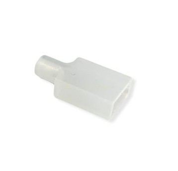 Zaślepka z otworem do NEON FLEX 4x10 białe (1szt)