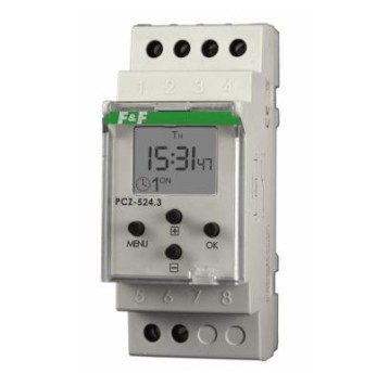 Zegar astronomiczny PCZ-524.4 24V-264V F&F