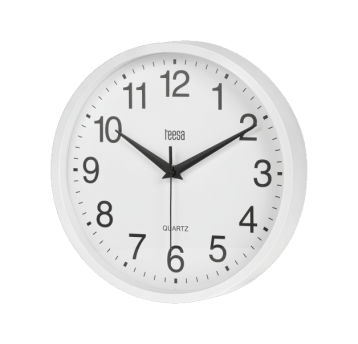 Zegar ścienny 25 cm biały TSA0037
