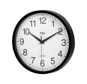 Zegar ścienny 25 cm czarny TSA0037B